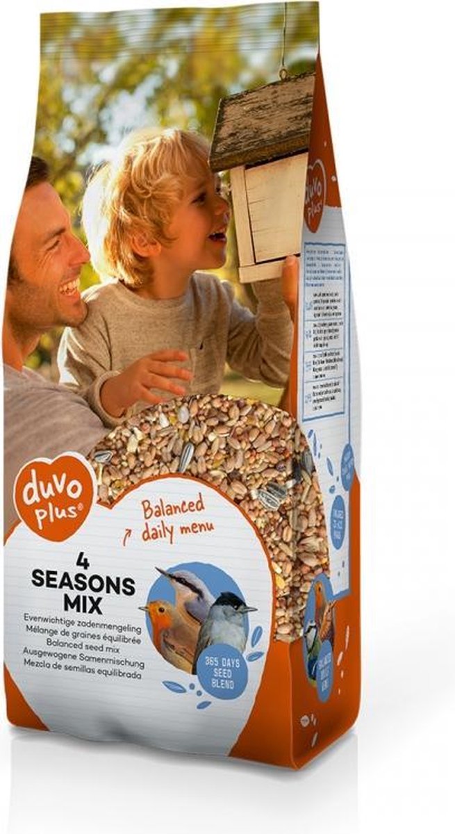 Duvo+ 4 seizoenen tuinvogel mix 1KG