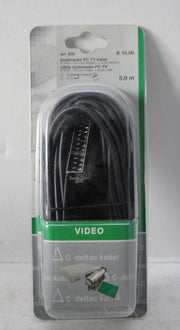 Deltac 830 multimedia PC-TV kabel (S-VHS + 3