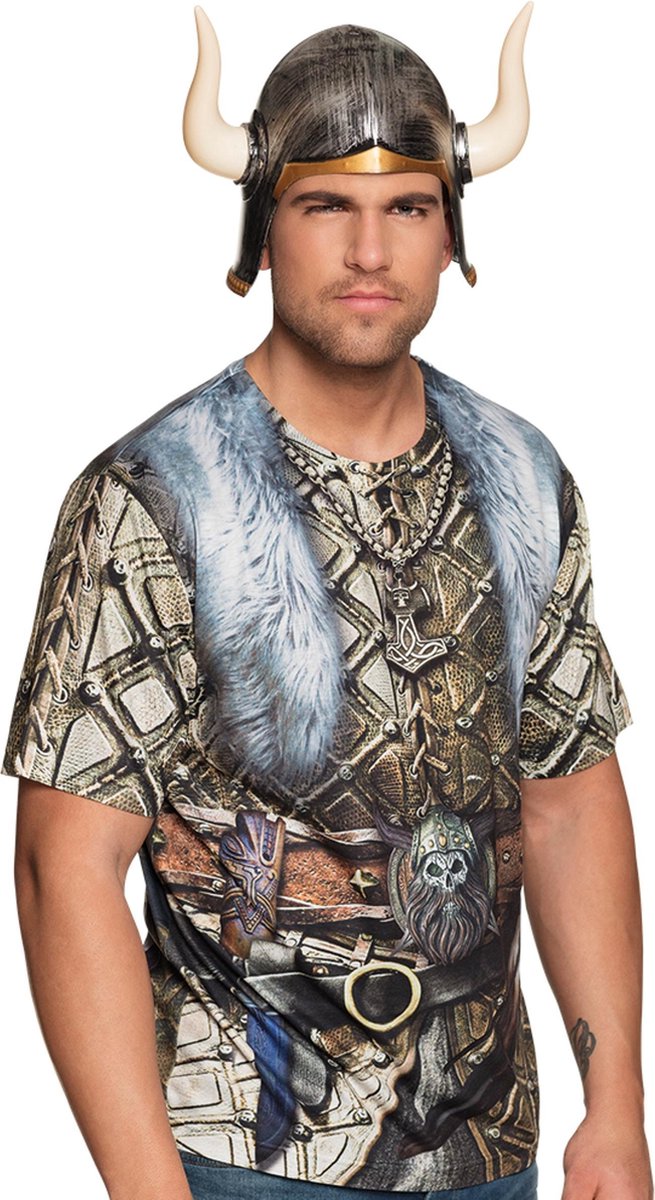Viking t-shirt voor volwassenen - Volwassenen kostuums