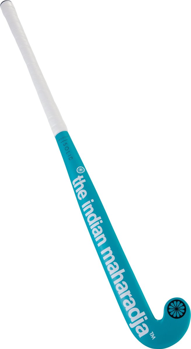 The Indian Maharadja Indoor Solid aqua [wood]-36.5 inch Hockeystick Unisex - zeegroen-zwart-wit