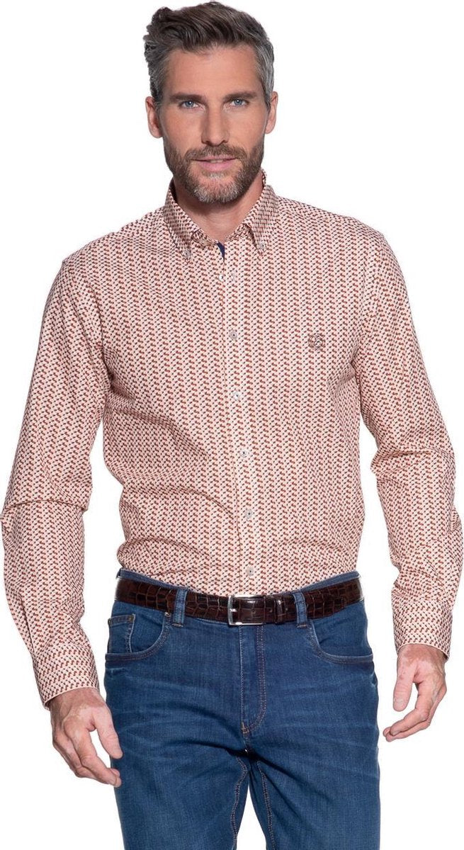 Campbell Classic Casual overhemd lange mouw