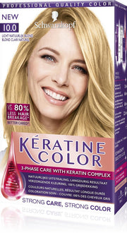 Schwarzkopf Keratine Color 10.0 Licht Natuurlijk Blond Haarverf -1 stuk