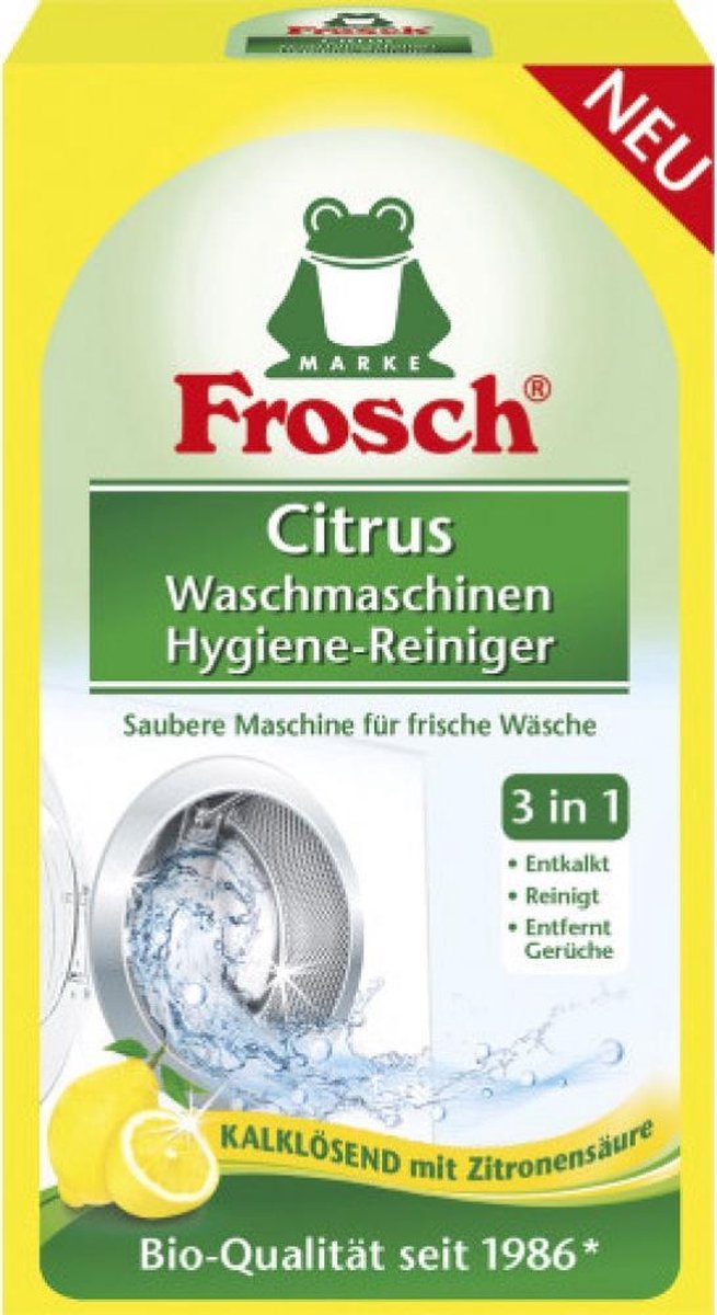 Wasmachinereiniger | Citrus | 3 in 1 | Ontkalkt | Reinigt | Verwijderd nare geurtjes | Wasmachine | Reiniger  | Ontkalker