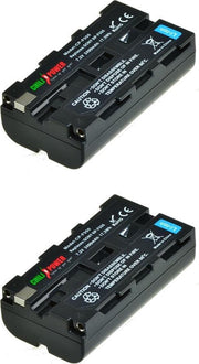 ChiliPower Sony NP-F550 / NP-F330 / NP-F570 camera batterij - 2 stuks verpakking