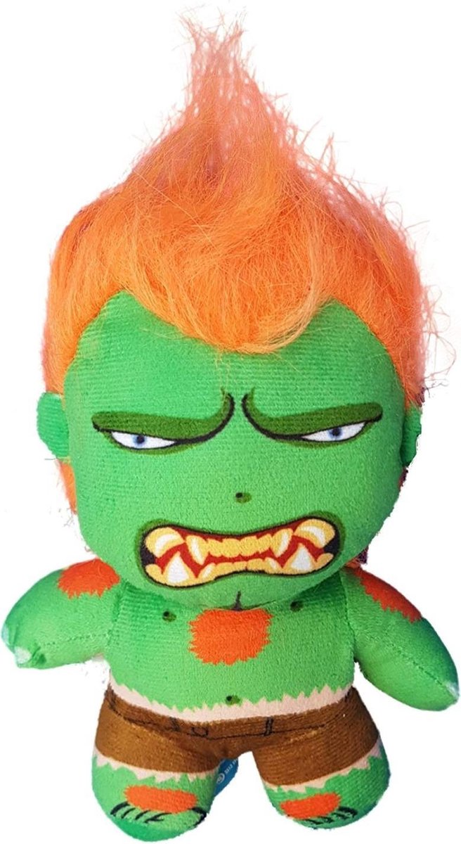 Kamparo Beanbag Knuffel Street Fighter Blanka - Groen - 43 Cm