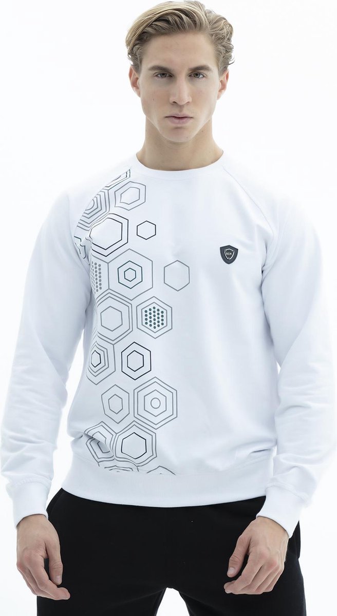 SCR. Numan Sweater Met Print Aan Voorzijde