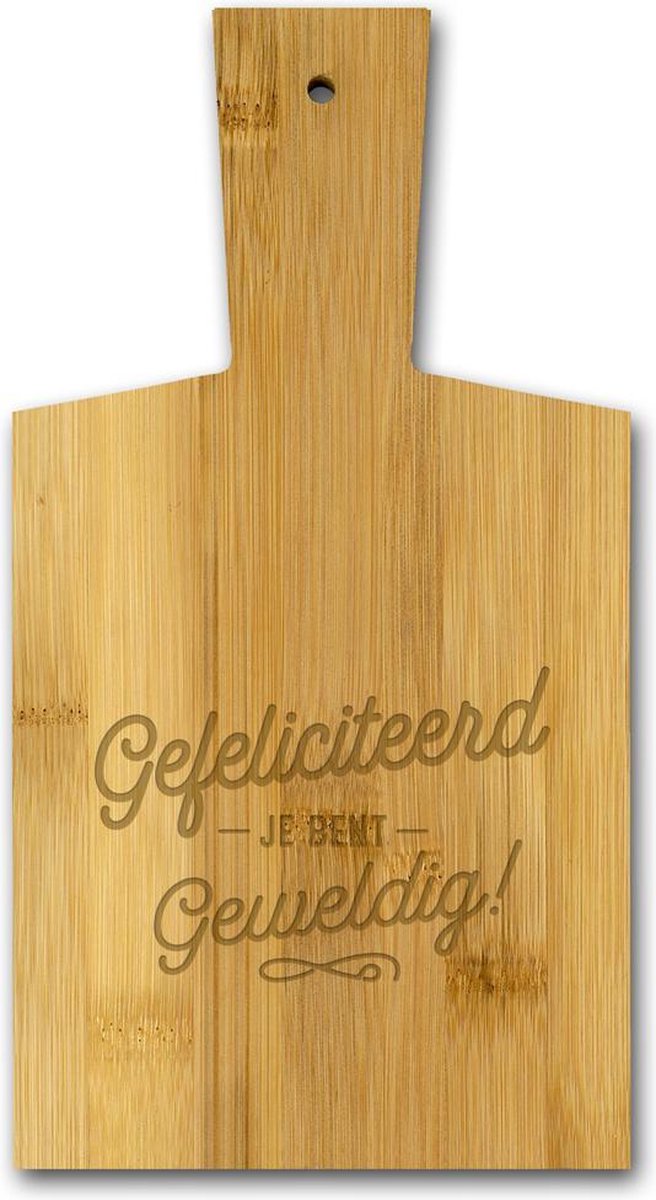 Borrelplank - Gefeliciteerd