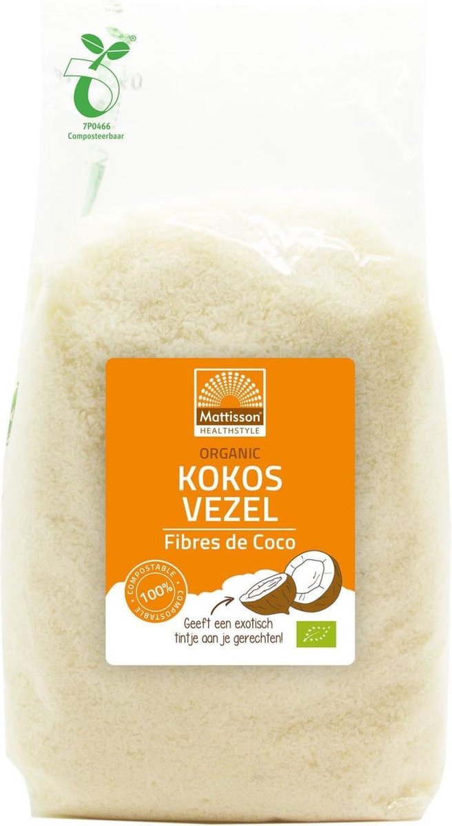 Mattisson Kokosvezels gemalen 300 gram