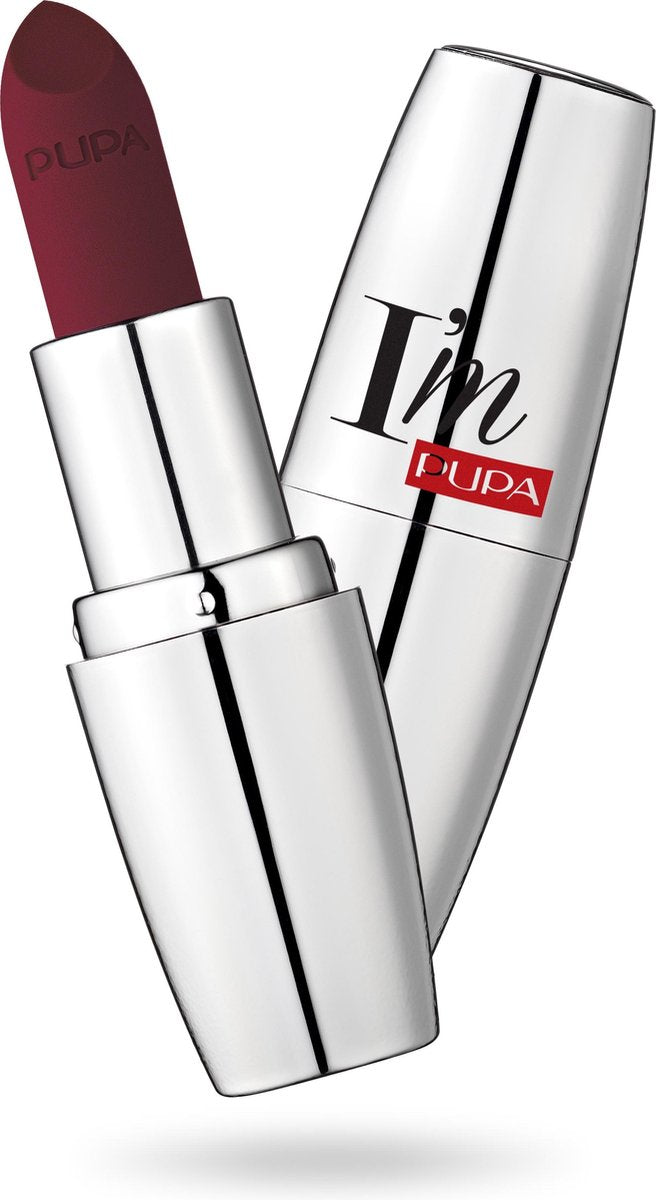 Pupa Lipstick Lip Make-up I'm Matt Pure Colour Lipstick 073 Irresistible Burgundy