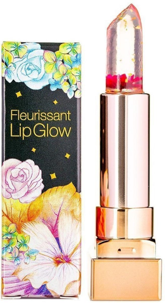 Glamfox Fleurissant Lip Glow Rose Flower Lipstick - Lip Plumper Lippenstift - Beauty Make Up