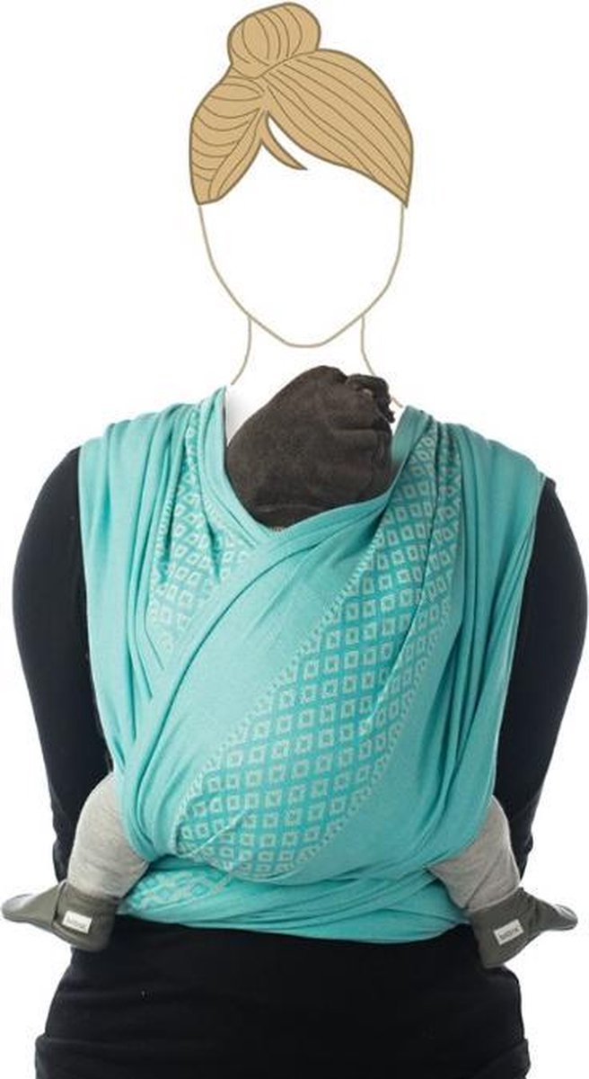 Babylonia BB SLEN Draagdoek Baby - 560 cm - Turkish Delight