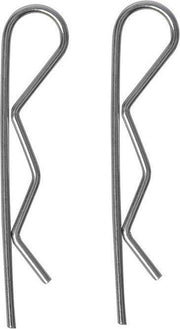 Proplus Borgveer Enkel 70 Mm / 2 Mm / 6-12 Mm Zilver 2 Stuks