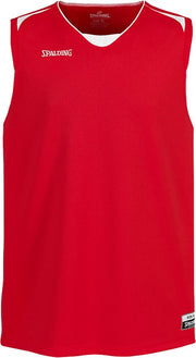 Spalding Attack Basketbalshirt - Maat L  - Mannen - rood/wit
