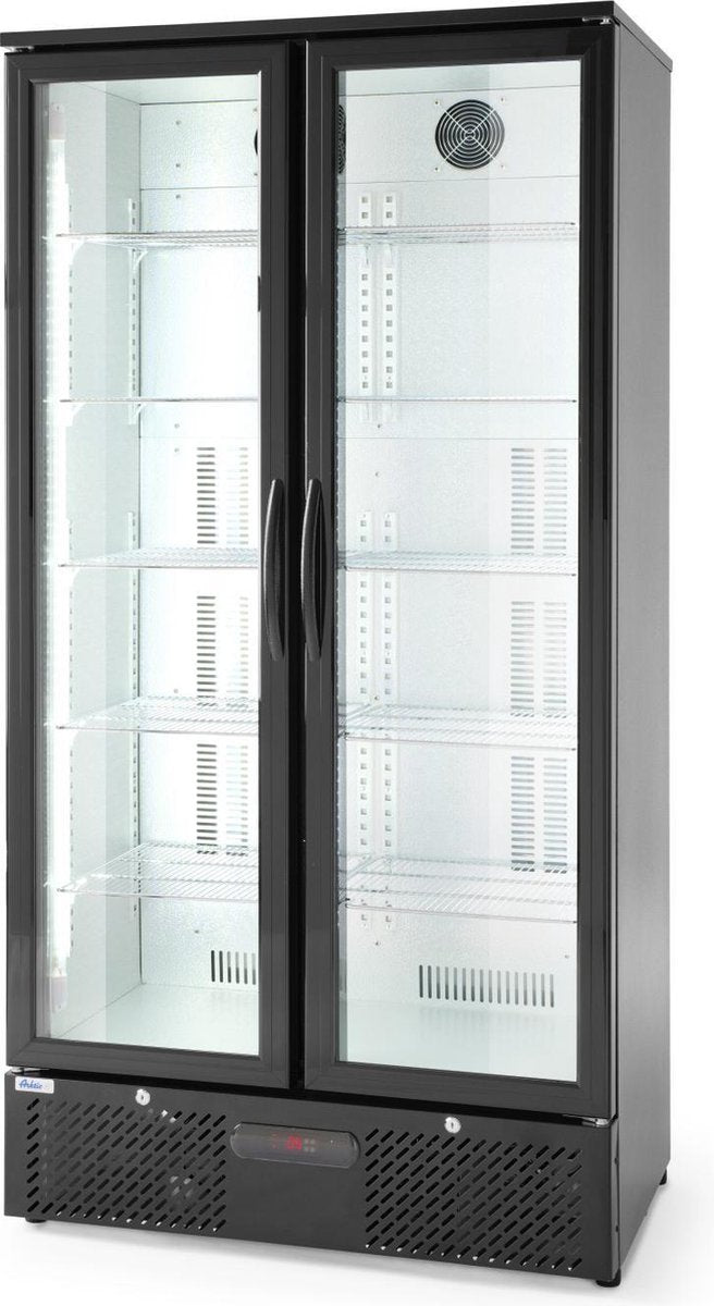 Arktic Barkoelkast met Dubbele Glazen Deur - 458 Liter
