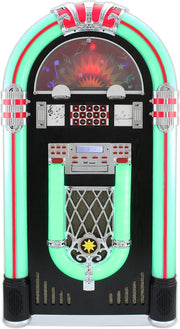 Grote Jukebox - Platenspeler - CD Speler - FM Radio - Aux input - Bluetooth - USB en SD ca