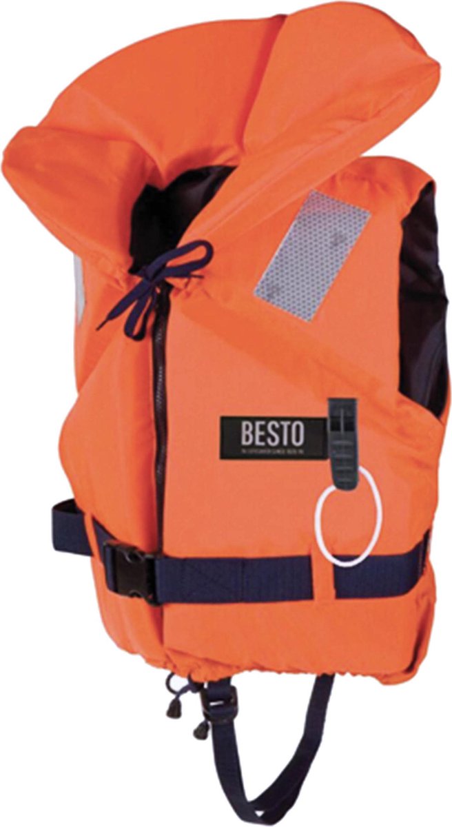 Besto Reddingsvest - Maat 1  - oranje/navy Maat 1: gewicht 5-15 kg / Drijfvermogen 30N