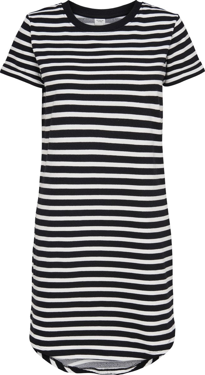JdY JDYIVY LIFE S/S STRIPE DRESS JRS Dames Jurk - Maat M