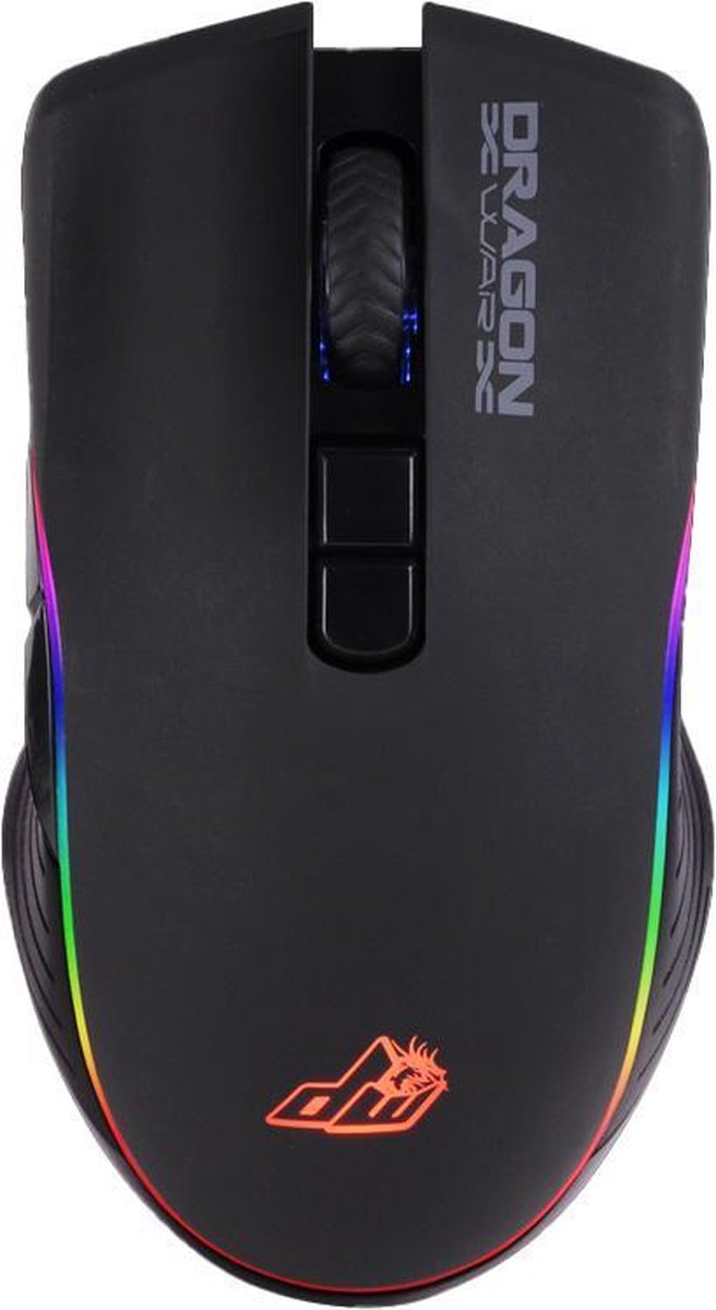 Dragon War G20 Optische Ergonomische Gaming Muis - 7000DPi - RGB Verlichting - Zwart