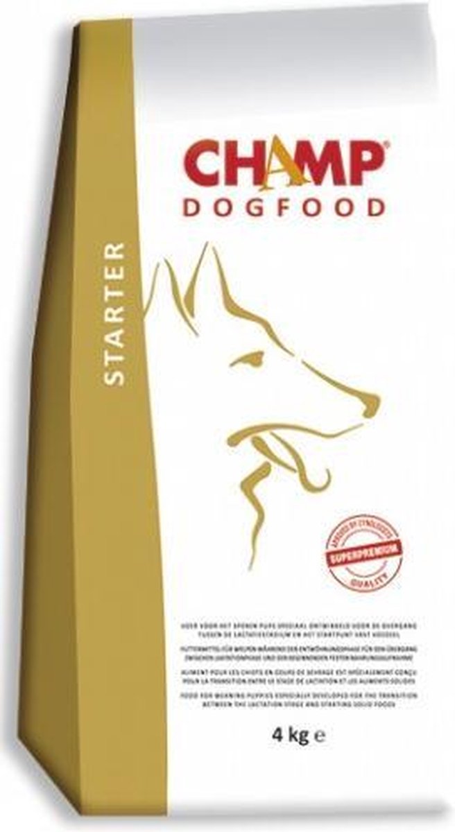 champ starter 4 kg hondenvoer hondenvoeding