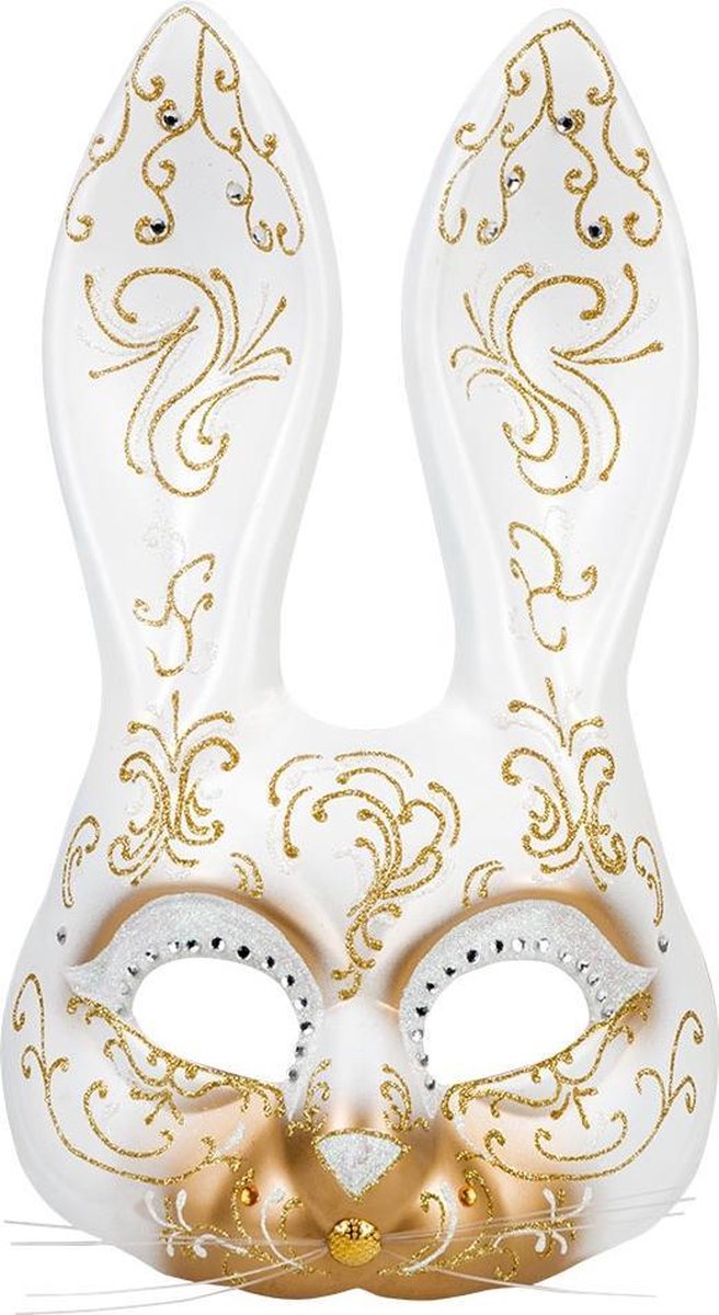 Venetiaans konijnenmasker voor volwassenen - Verkleedmasker