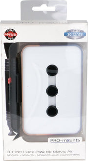PRO-mounts 3-Filter Pack PRO for Mavic Air (ND8/PL + ND16/PL + ND32/PL Multi Coated)
