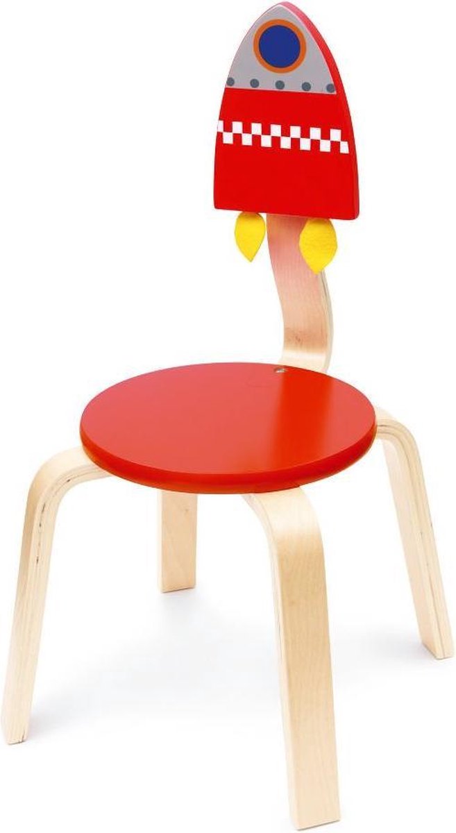 Scratch Stoel Ruimte Hout 33 X 33 X 65 Cm