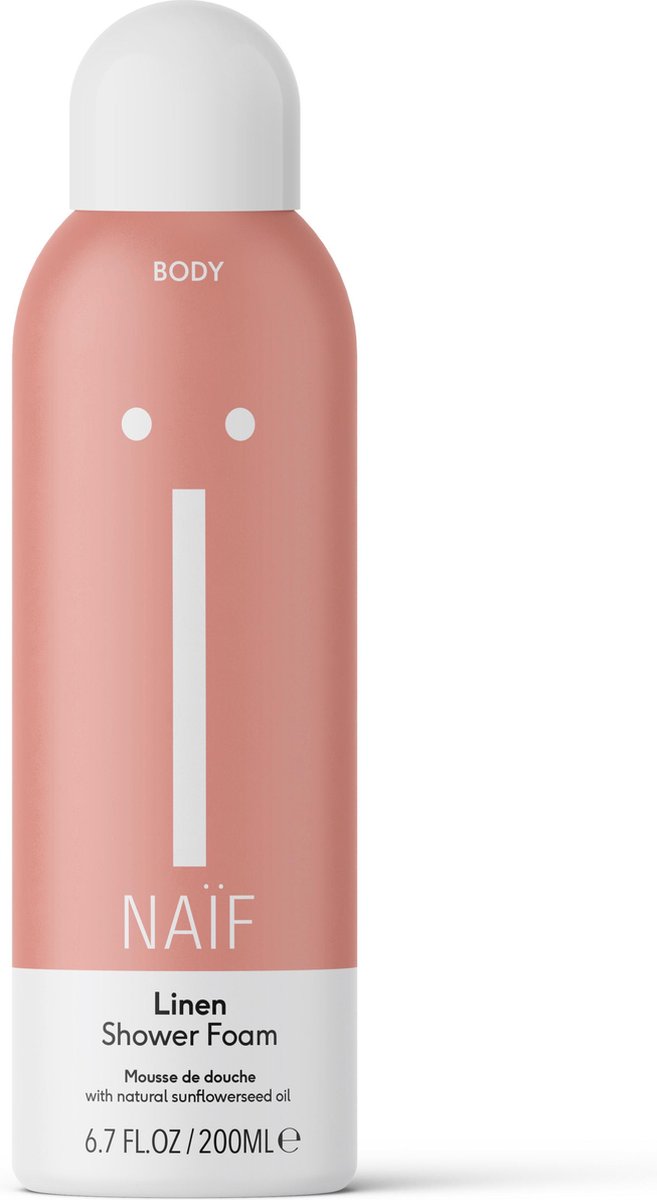 Naïf natuurlijke Linnen Doucheschuim - 200ml