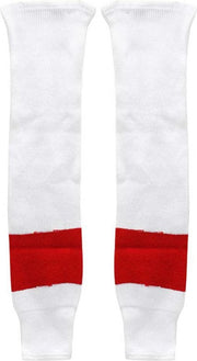 IJshockey sokken Detroit Redwings wit/rood Bambini