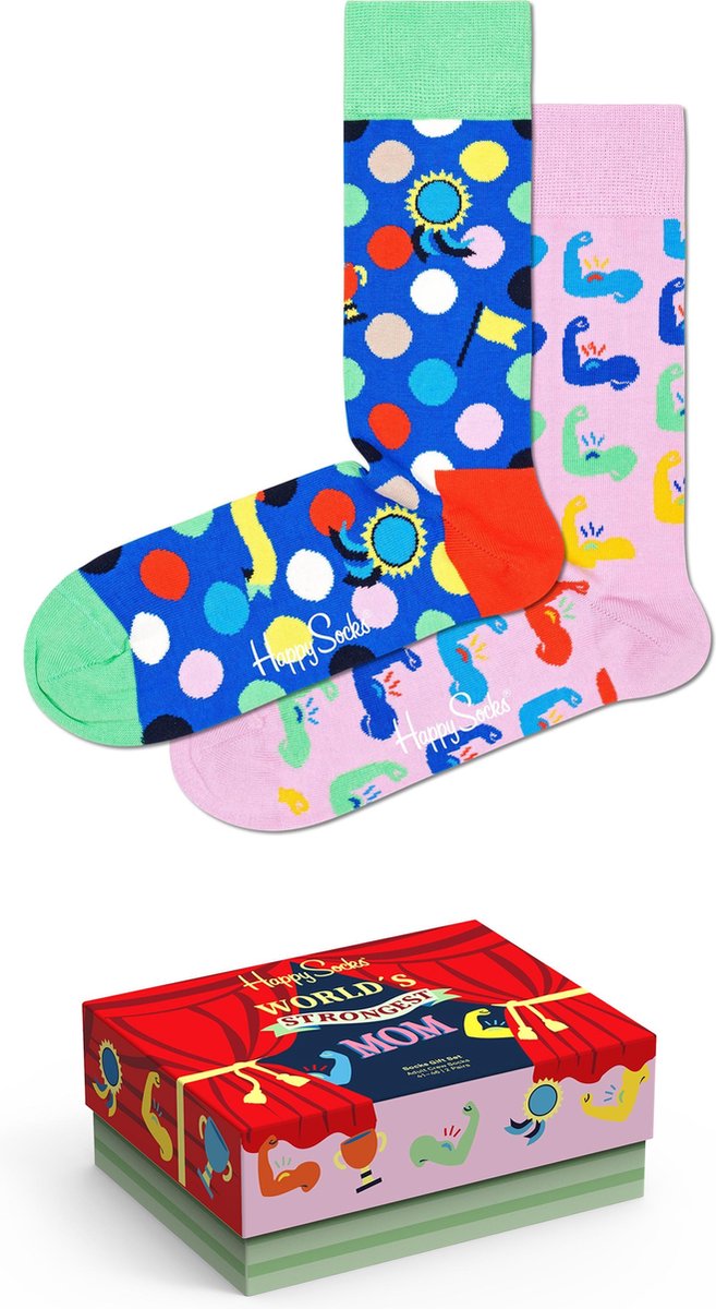 Happy Socks Moederdag Giftbox 2P - Maat 41-46