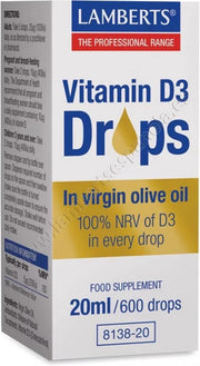 Vitamine D3 Druppels - 20Ml