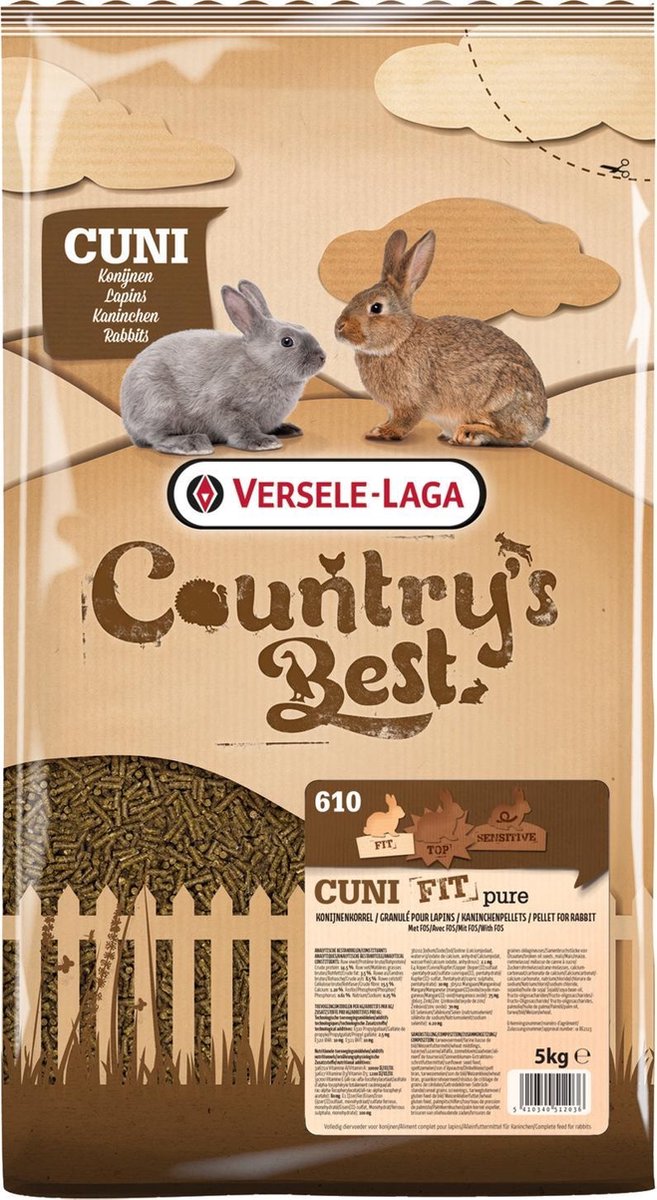 Cuni fit pure konijnenkorrel 5 kg