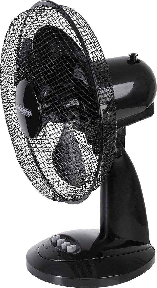 Mesko MS 7309 - Tafelventilator - zwart