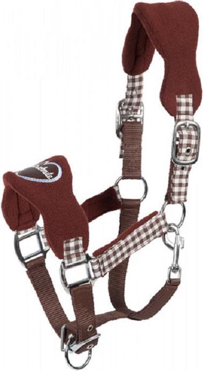 Geruit halster - Maat full - Kleur bruin