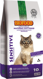 Biofood cat sensitive coat & stomach kattenvoer 10 kg