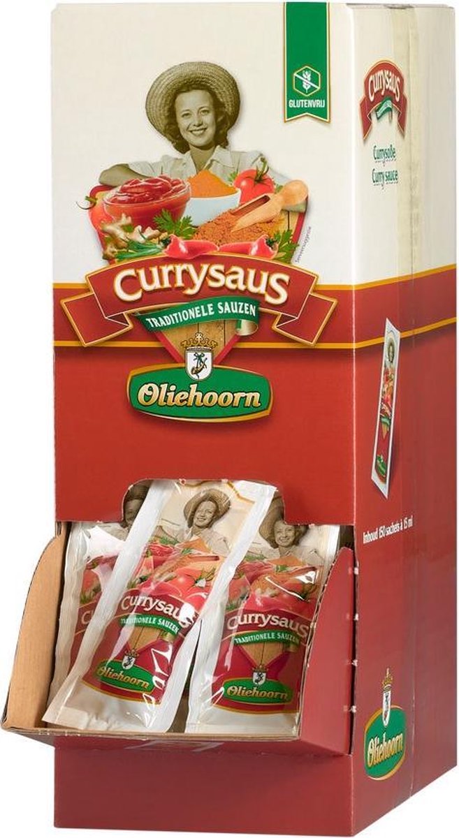 Oliehoorn | Currysaus sachets | 150 x 15 ml