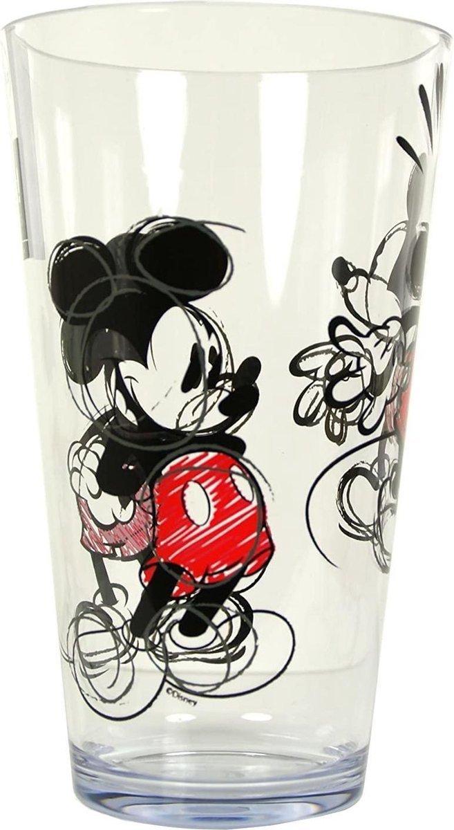 Zak!designs Drinkglas Mickey Mouse Glas Transparant