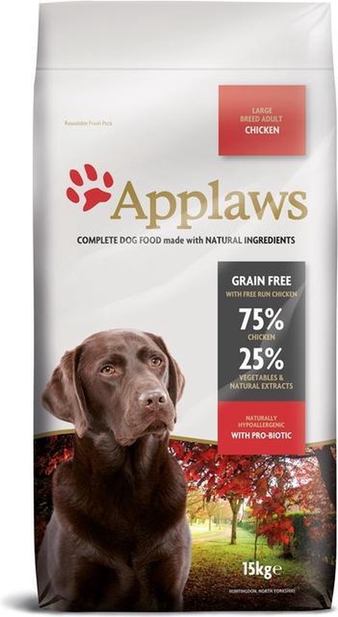 Applaws Dog - Adult Large Breed - Chicken - 15 kg