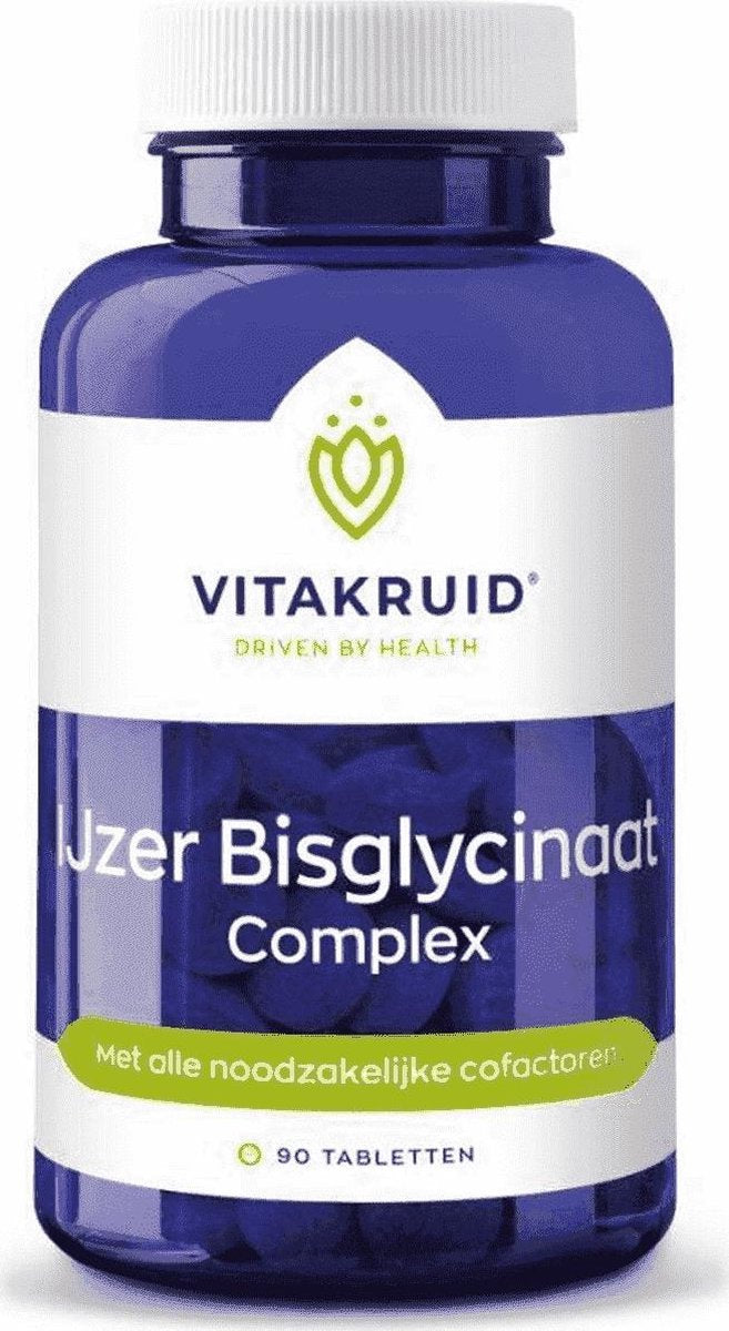 VitaKruid IJzer Bisglycinaat complex - 90 tabletten