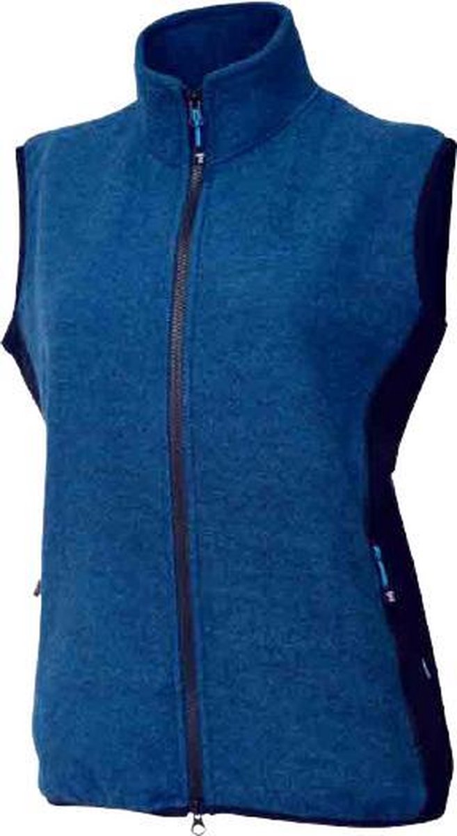 Ivanhoe Bodywarmer Thi Dames Merinowol Blauw Maat 40