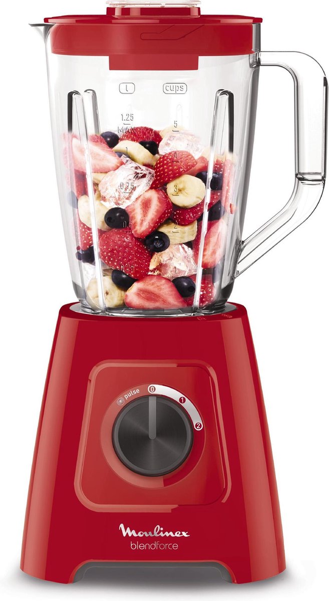 Moulinex Blendforce 2 LM420510 - Blender - Rood