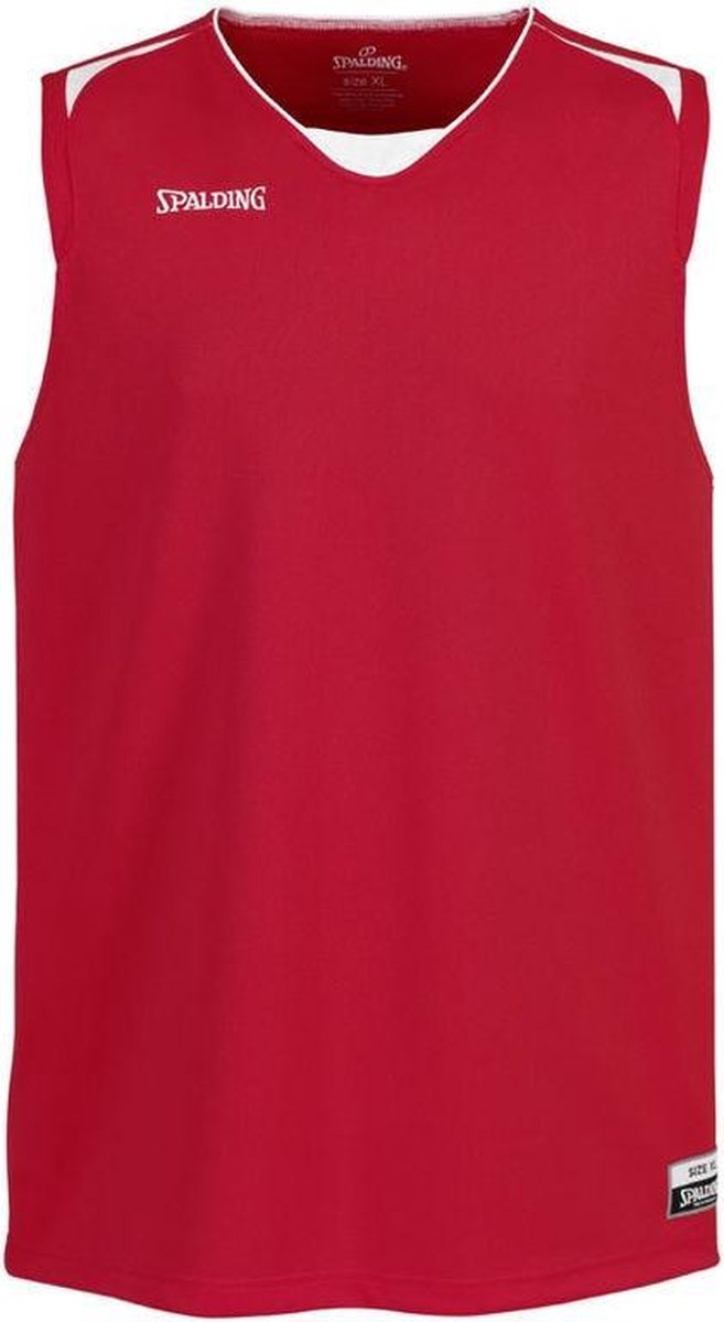 Spalding Attack Basketbalshirt - Maat XL  - Mannen - blauw/wit
