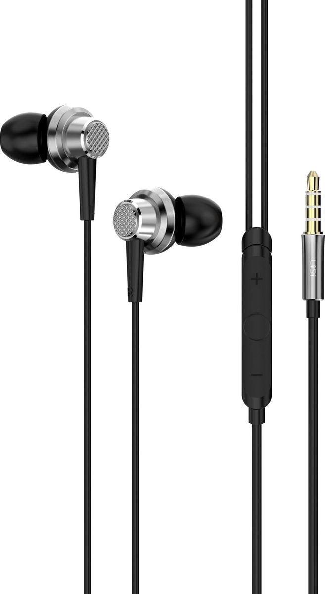 UiiSii GT900 Zilver - Aluminium In-ear oortjes van hoogstaande kwaliteit - Dynamic drivers van 12mm
