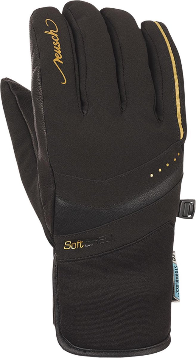 Reusch Tomke STORMBLOXX™ Dames Skihandschoenen - Blackgold - Maat 8