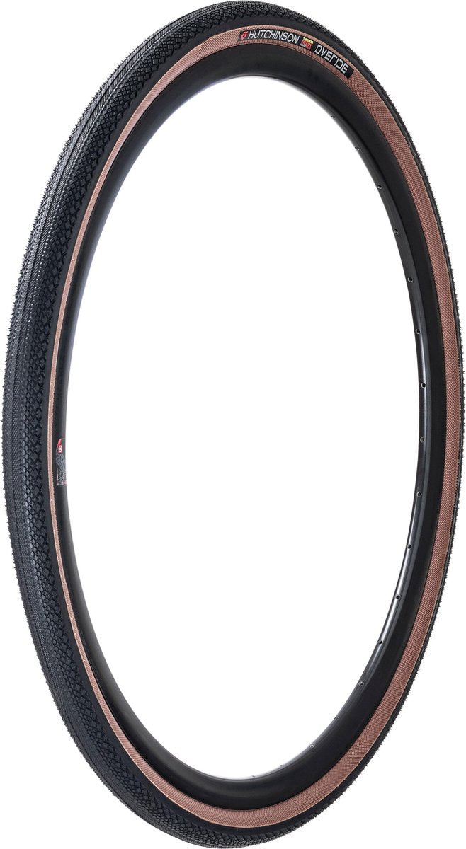 Hutchinson Gravel Tyre Overide Buitenband 700x38 Tubeless Ready Black/Tan