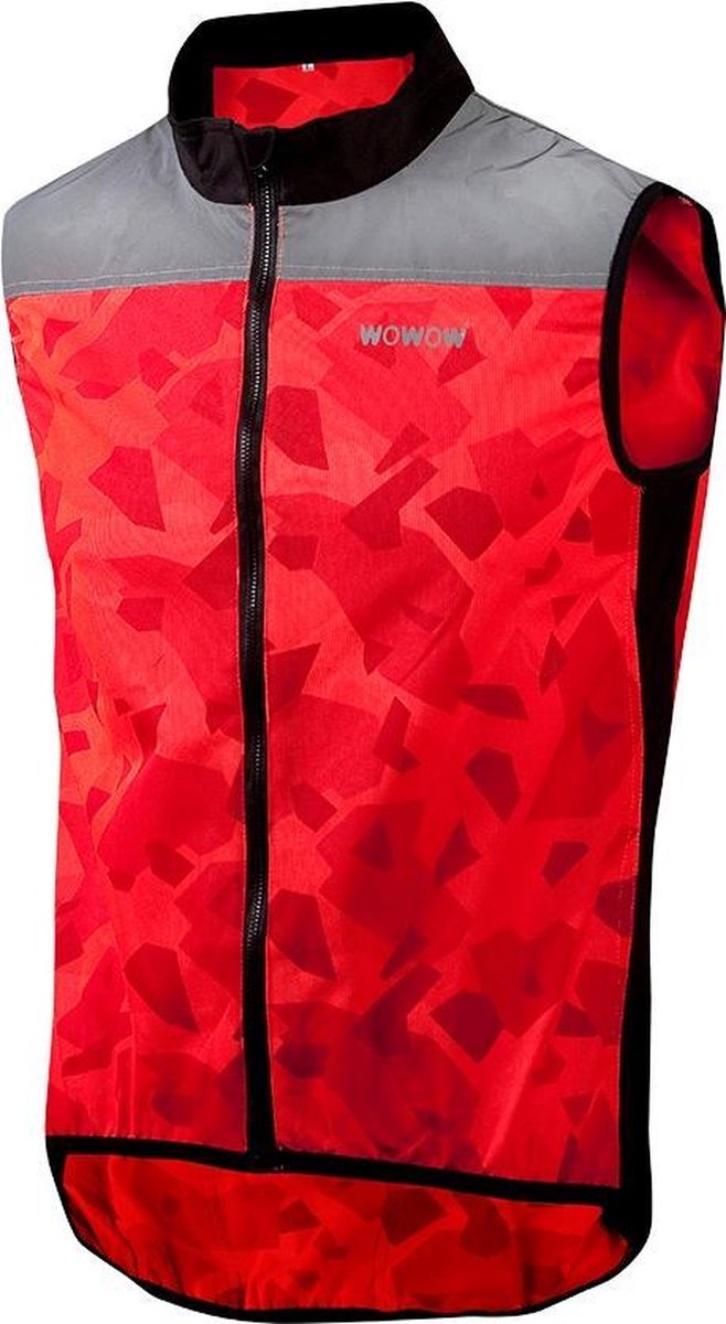Wowow Fietsjack Raceviz Rysy Textiel/pu Rood Maat Xs