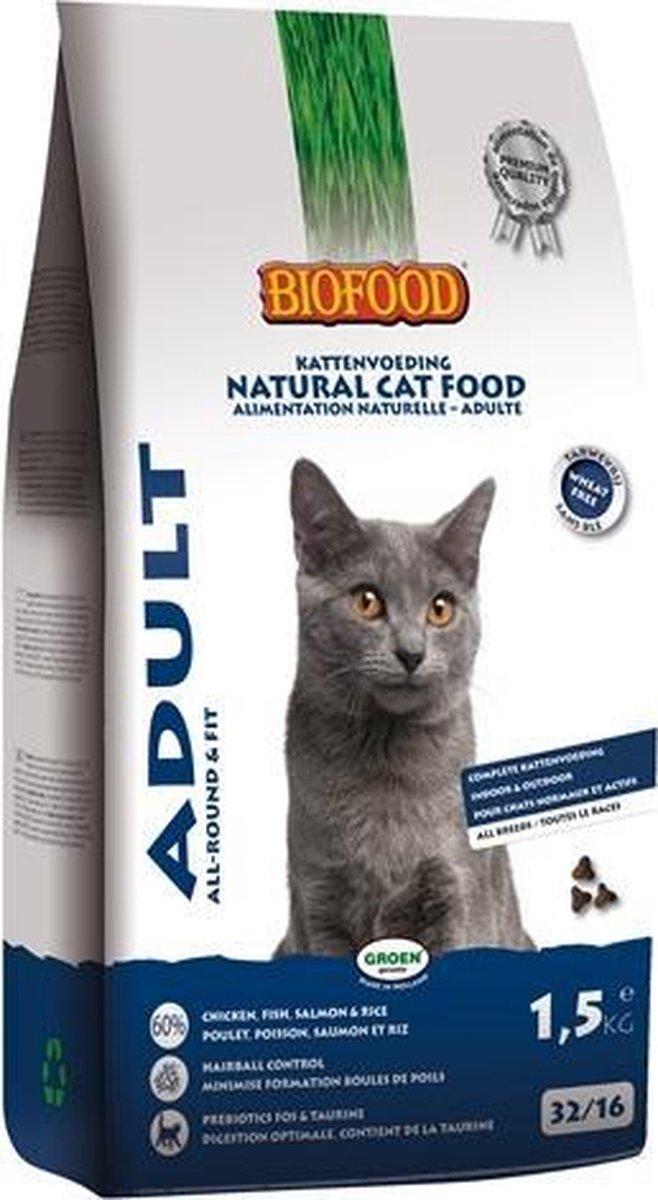 Biofood cat adult all-round & fit - 1