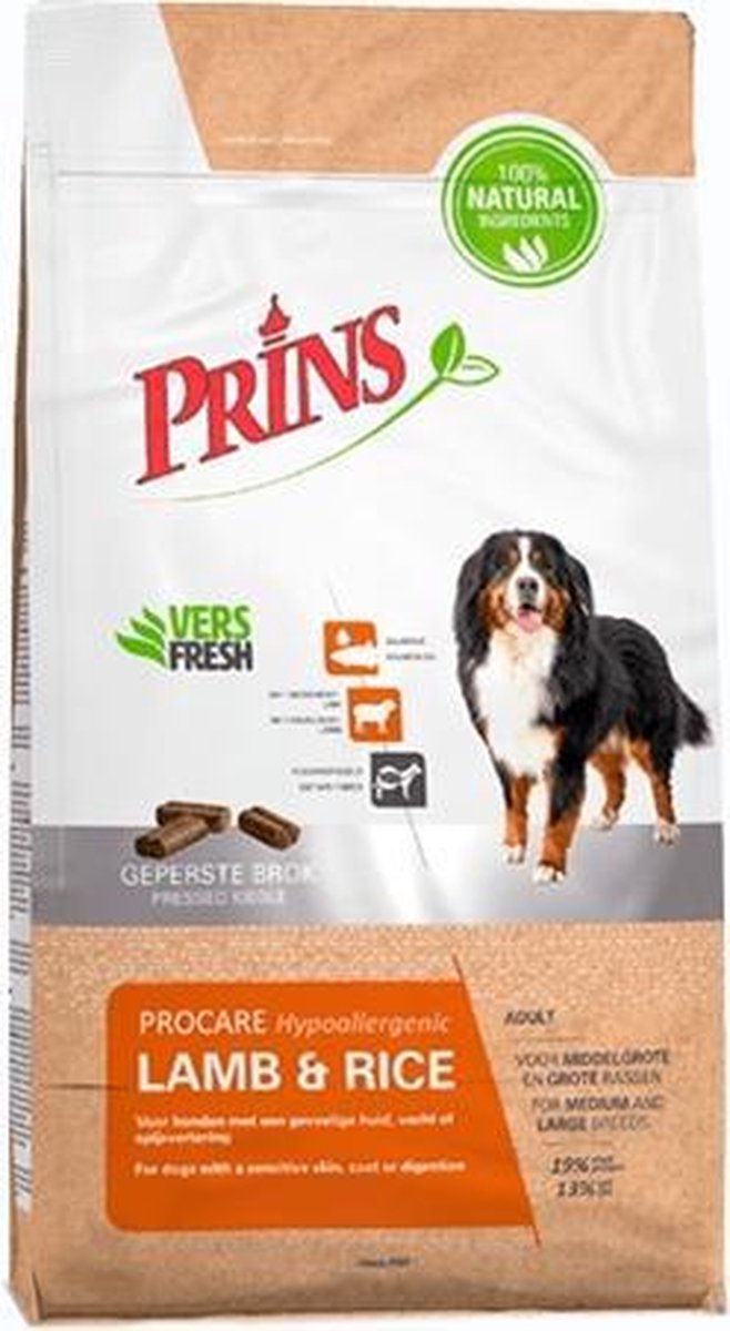 Prins procare lam/rijst - 3 kg - 1 stuks