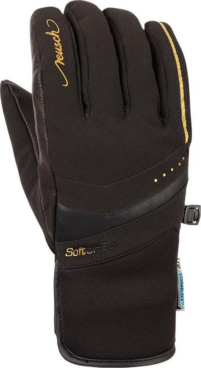 Reusch Tomke STORMBLOXX™ Dames Skihandschoenen - Blackgold - Maat 6