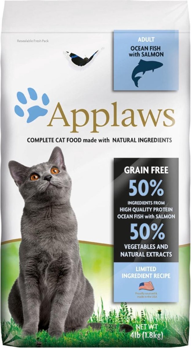 Applaws Cat - Adult - Ocean Fish & Salmon - 1.8 kg