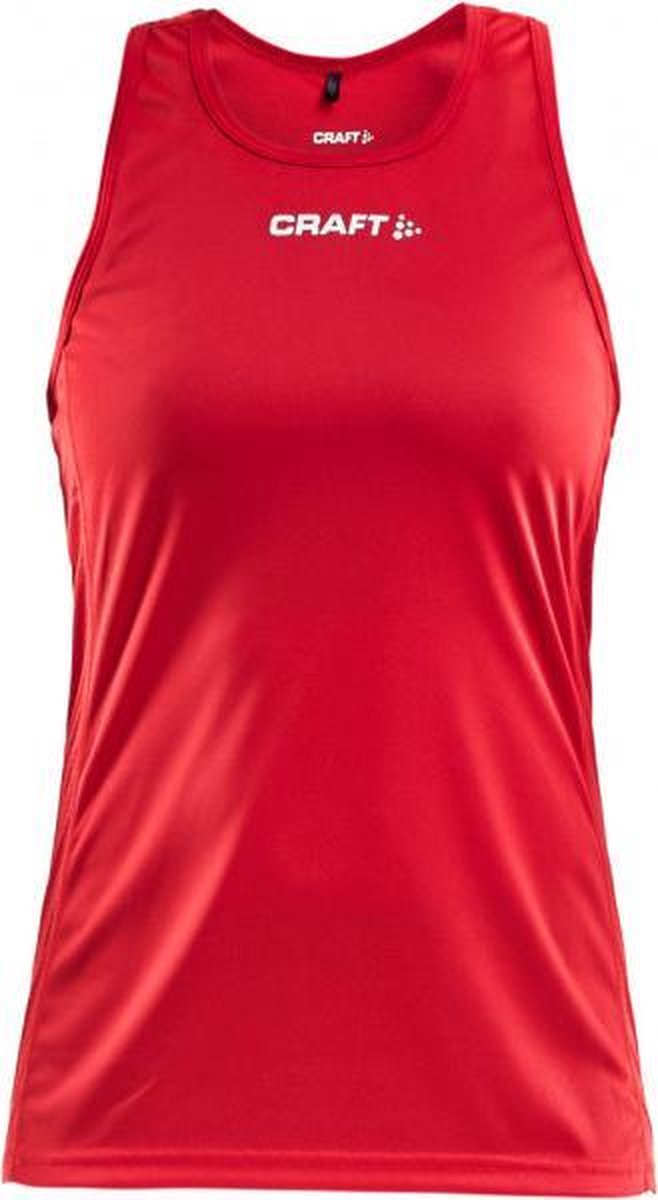 Craft Rush Singlet Dames - rood - maat S
